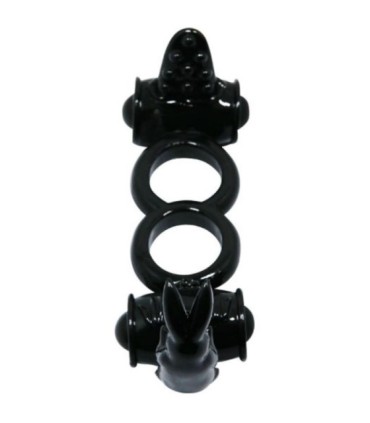 BAILE - SWEET RING ANILLO DOBLE CON RABBIT DOBLE