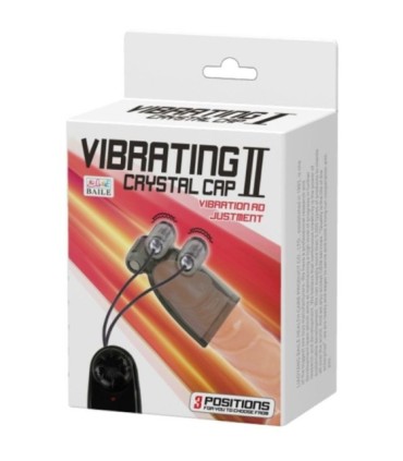 BAILE - FUNDA VIBRADORA VIBRATING CRYSTAL CAP II