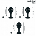 ADDICTED TOYS - SET DE 3 PLUG SILICONA ANAL CON JOYA