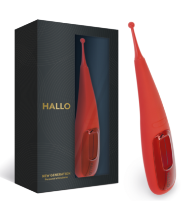 HALLO - FOCUS POTENTE VIBRADOR TOUCH ROJO