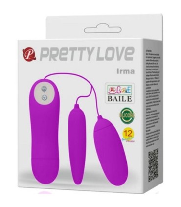 PRETTY LOVE - IRMA HUEVO VIBRADOR DOBLE