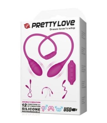 PRETTY LOVE - ESTIMULADOR UNISEX DREAM LOVERS WHIP