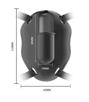 PRETTY LOVE - STRAP ON CON BALA VIBRADORA CARTER
