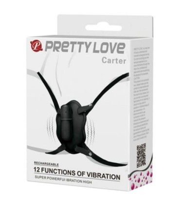 PRETTY LOVE - STRAP ON CON BALA VIBRADORA CARTER