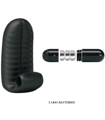 PRETTY LOVE - ABBOTT DEDAL ESTIMULADOR NEGRO