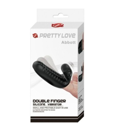 PRETTY LOVE - ABBOTT DEDAL ESTIMULADOR NEGRO