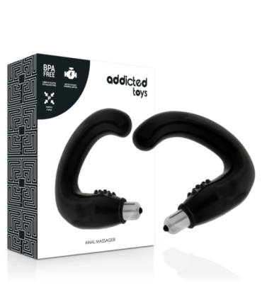 ADDICTED TOYS - ANAL MASSAGER NEGRO