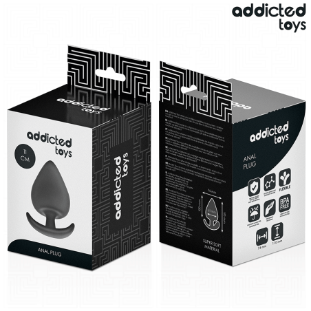 ADDICTED TOYS - PLUG ANAL SILICONA TALLA XXL 11 CM