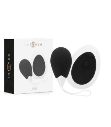 INTENSE - JAN HUEVO VIBRADOR CONTROL REMOTO NEGRO