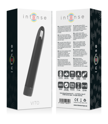 INTENSE - VITO VIBRADOR NEGRO