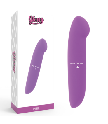 GLOSSY - PHIL VIBRATOR LILA