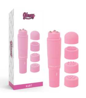 GLOSSY - POCKET  KURT MASAJEADOR ROSA