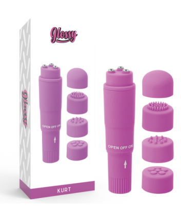 GLOSSY - POCKET  KURT MASAJEADOR LILA