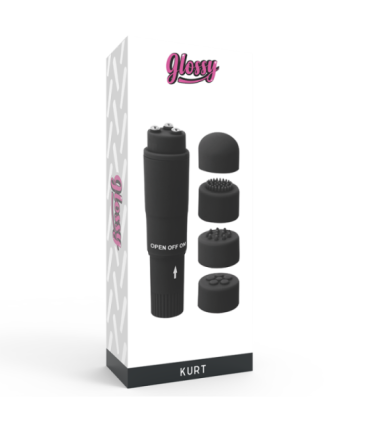 GLOSSY - POCKET  KURT MASAJEADOR NEGRO