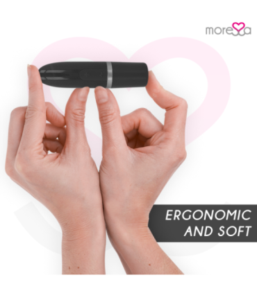 MORESSA - IVY MASAJEADOR SIMULADOR LABIAL DE VIAJE NEGRO