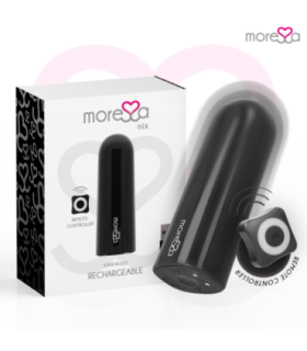 MORESSA - NIX POTENTE VIBRADOR MULTI JUEGOS CONTROL REMOTO NEGRO