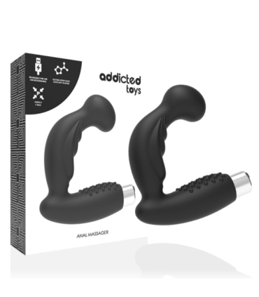 ADDICTED TOYS - VIBRADOR PROSTÁTICO RECARGABLE MODEL 3 - NEGRO