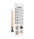 BASECOCK - VIBRADOR REALÍSTICO ARTICULABLE CONTROL REMOTO NATURAL 20 CM -O- 4.5 CM