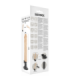 BASECOCK - VIBRADOR REALÍSTICO CONTROL REMOTO NATURAL 21 CM -O- 4 CM