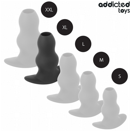 ADDICTED TOYS - PLUG ANAL HUECO SILICONA TALLA XL 13,9 CM