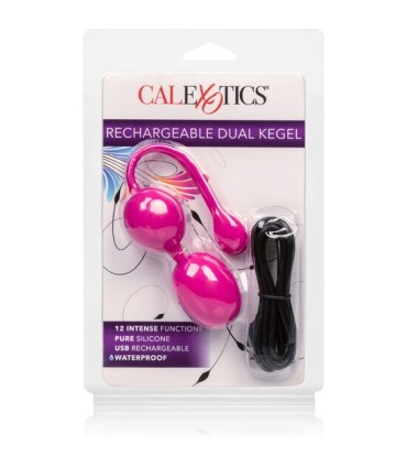 CALEXOTICS - BOLAS DUAL KEGEL RECARGABLES ROSA