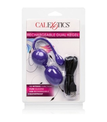 CALEXOTICS - BOLAS DUAL KEGEL RECARGABLES LILA