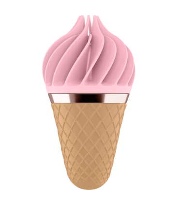 SATISFYER - SWEET TREAT SPINNATOR MARRÓN & ROSA