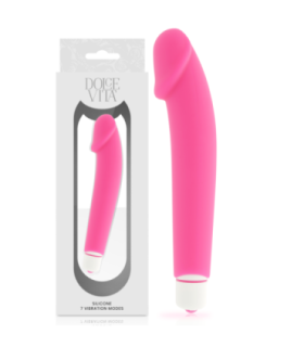DOLCE VITA - REALISTIC VIBRADOR SILICONA ROSA