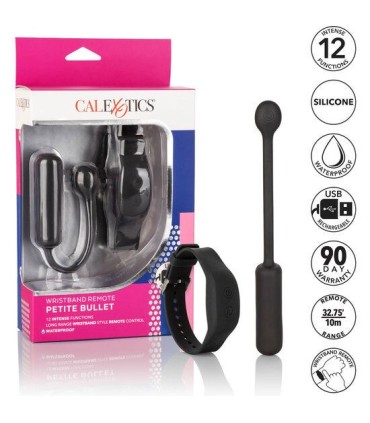 CALEXOTICS - BALA VIBRADORA PEQUEÑA CON PULSERA DE CONTROL