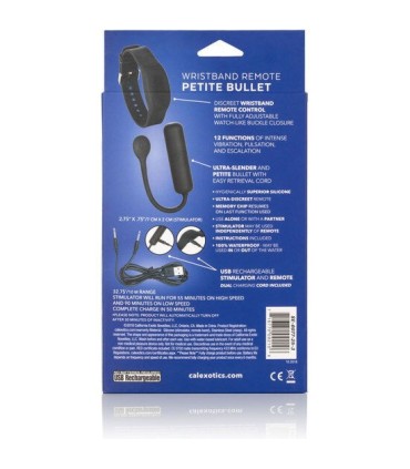 CALEXOTICS - BALA VIBRADORA PEQUEÑA CON PULSERA DE CONTROL