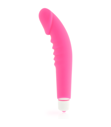 DOLCE VITA - REALISTIC PLEASURE VIBRADOR SILICONA ROSA