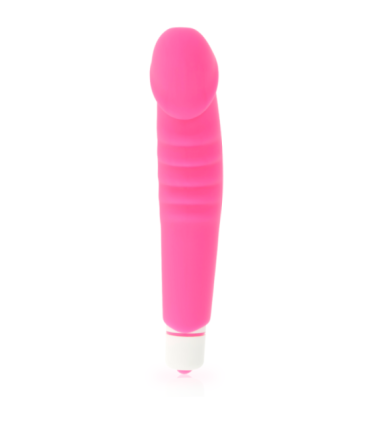 DOLCE VITA - REALISTIC PLEASURE VIBRADOR SILICONA ROSA
