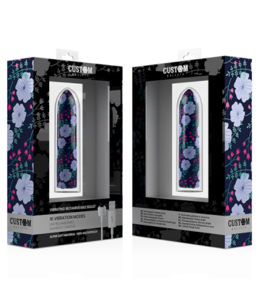 CUSTOM BULLETS - BALA RECARGABLE SPRING 10 INTENSIDADES