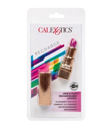 CALEXOTICS - BALA PINTALABIOS RECARGABLE HIDE & PLAY LILA