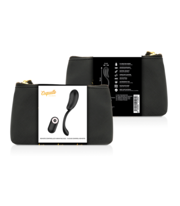 COQUETTE CHIC DESIRE - HUEVO CONTROL REMOTO RECARGABLE NEGRO / GOLD