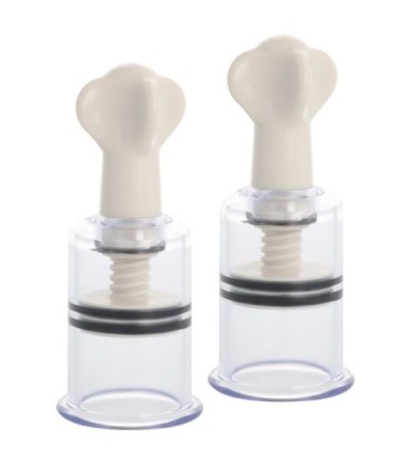 DARKNESS - ONDAS ESTIMULADORAS PEZONES TRANSPARENTE 5CM DIMETRO