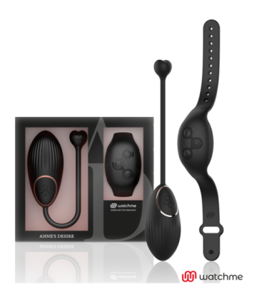 ANNE'S DESIRE - HUEVO CONTROL REMOTO TECNOLOGÍA WATCHME NEGRO