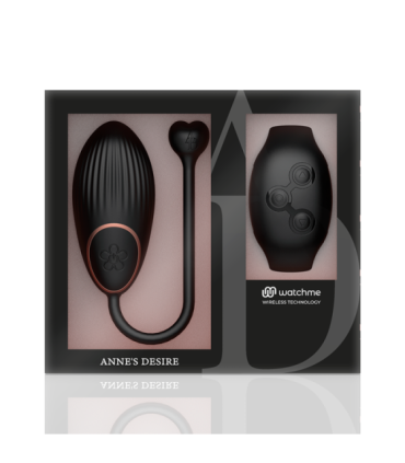 ANNE'S DESIRE - HUEVO CONTROL REMOTO TECNOLOGÍA WATCHME NEGRO