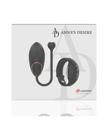 ANNE'S DESIRE - HUEVO CONTROL REMOTO TECNOLOGÍA WATCHME NEGRO
