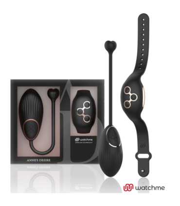 ANNE'S DESIRE - HUEVO CONTROL REMOTO TECNOLOGÍA WATCHME NEGRO/GOLD