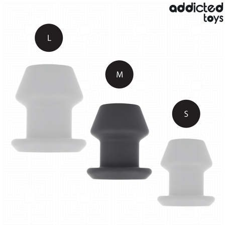 ADDICTED TOYS - PLUG ANAL HUECO EXTREM SILICONA TALLA M 8,7 CM