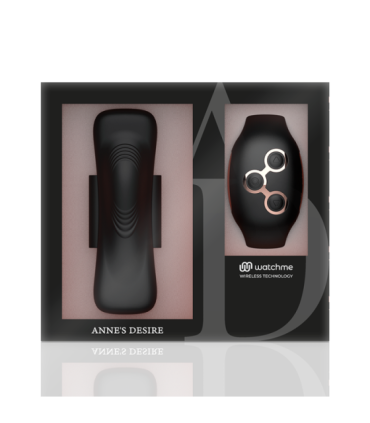 ANNE'S DESIRE - PANTY PLEASURE TECNOLOGÍA WATCHME NEGRO/GOLD