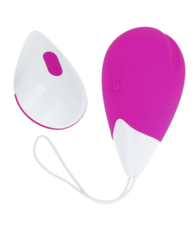 OHMAMA - HUEVO VIBRADOR 10 MODOS LILA Y BLANCO