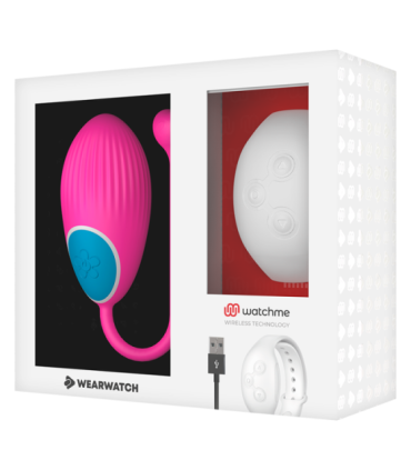 WEARWATCH - HUEVO CONTROL REMOTO TECHNOLOGY WATCHME FUCSIA / NIVEO