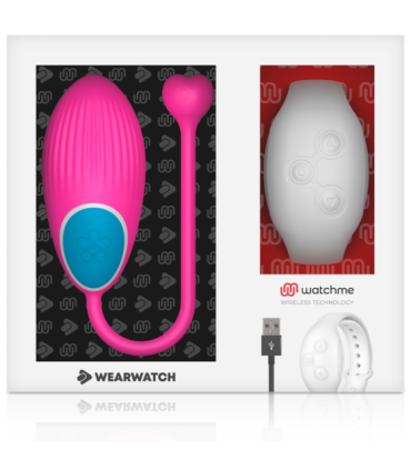 WEARWATCH - HUEVO CONTROL REMOTO TECHNOLOGY WATCHME FUCSIA / NIVEO