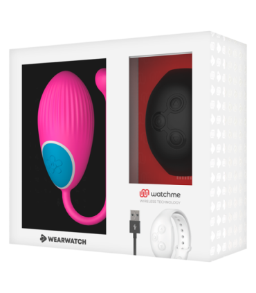 WEARWATCH - HUEVO CONTROL REMOTO TECHNOLOGY WATCHME FUCSIA / AZABACHE