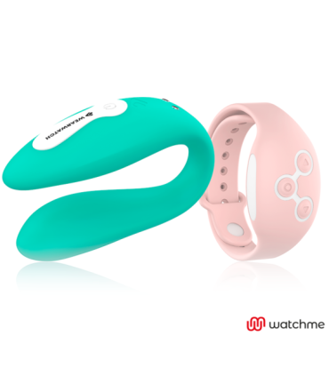 WEARWATCH - VIBRADOR DUAL TECHNOLOGY WATCHME AGUA MARINA / ROSA