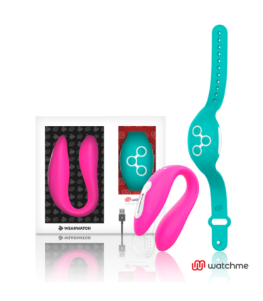WEARWATCH - VIBRADOR DUAL TECHNOLOGY WATCHME FUCSIA / AGUA MARINA