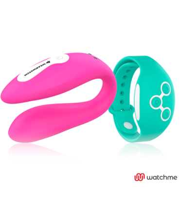 WEARWATCH - VIBRADOR DUAL TECHNOLOGY WATCHME FUCSIA / AGUA MARINA