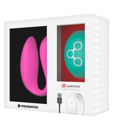 WEARWATCH - VIBRADOR DUAL TECHNOLOGY WATCHME FUCSIA / AGUA MARINA